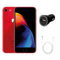 Premium Premium Restored Apple iPhone 8 A1863 (Fully Unlocked) 64GB Red (Grade A) w/ Fast Car Charger (Refurbished) - Great Deal!