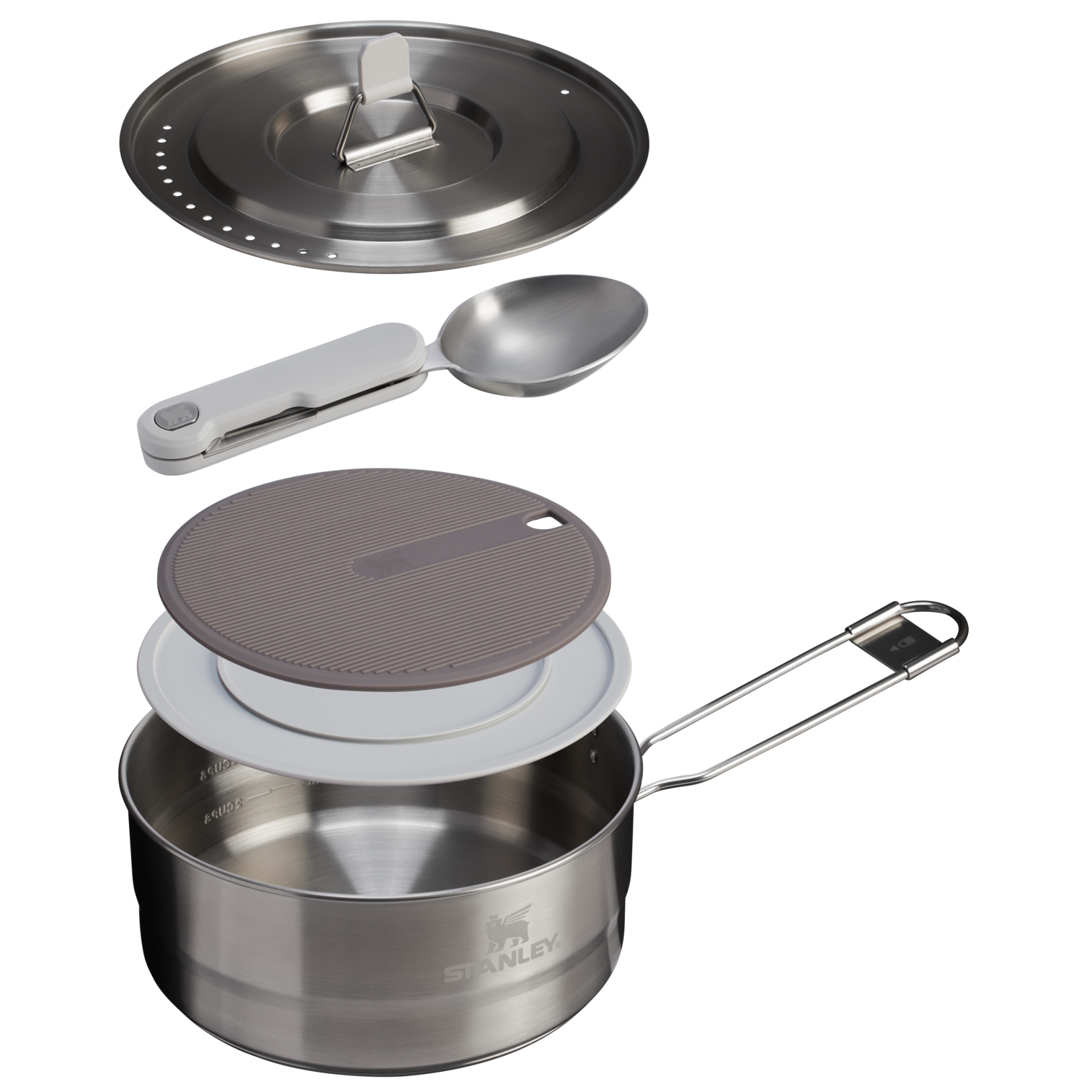 The Wildfare Pro Saucepan Cookset 5-piece set D092J