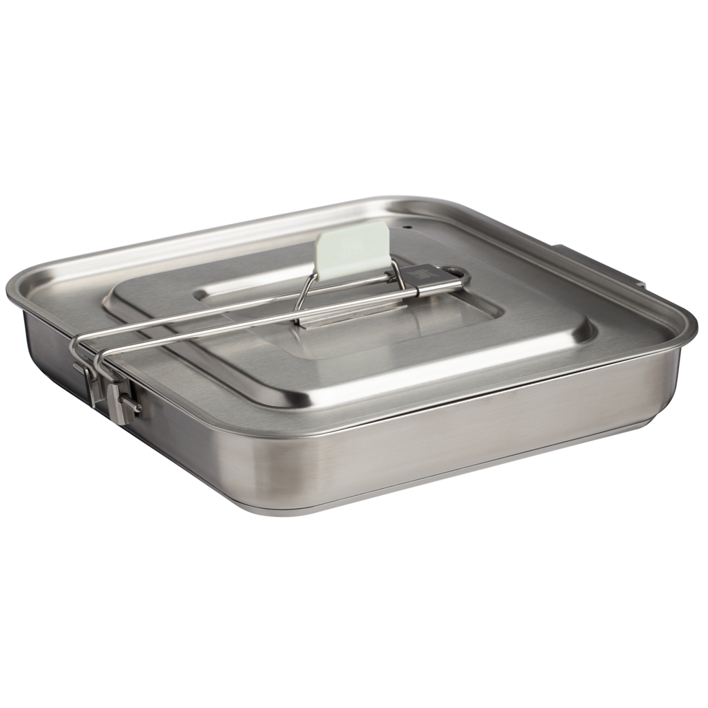 The Wildfare Pro Square Pan Cookset 5-piece set D087Z