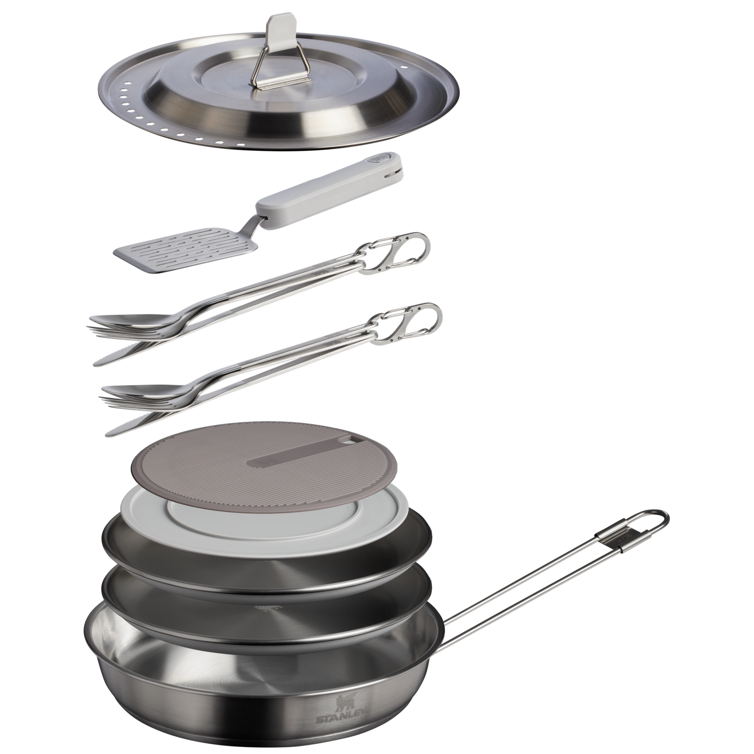 The Wildfare Pro Fry Pan Cookset 15-piece set D093Z